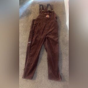Dickies and supreme Brown Corduroy overalls